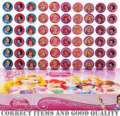 Princess Disney 10 Assorted Self Inking Stampers Party Favor