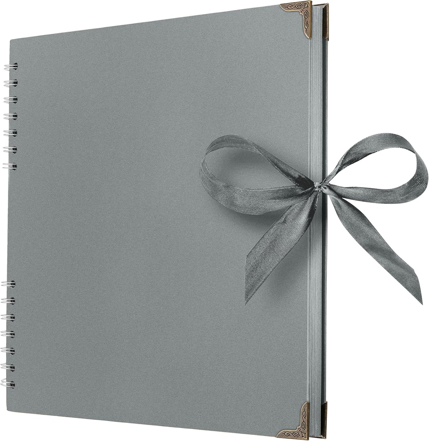 Bstorify Scrapbook Album 60 Pages (8 x 8 Inch) Brown Thick 200gsm Kraft Paper, Photo Album Scrapbook, Memory Book - Ideal for Your Scrapbooking Albums Art & Craft Projects