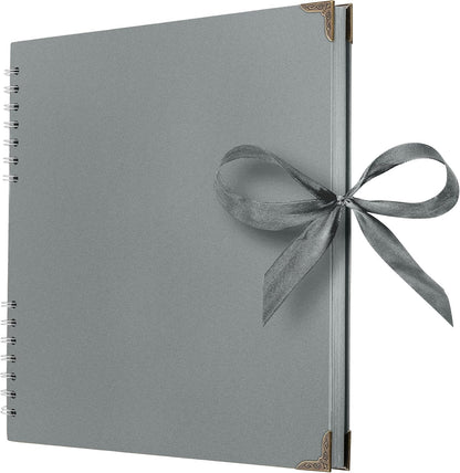Bstorify Scrapbook Album 60 Pages (8 x 8 Inch) Brown Thick 200gsm Kraft Paper, Photo Album Scrapbook, Memory Book - Ideal for Your Scrapbooking Albums Art & Craft Projects