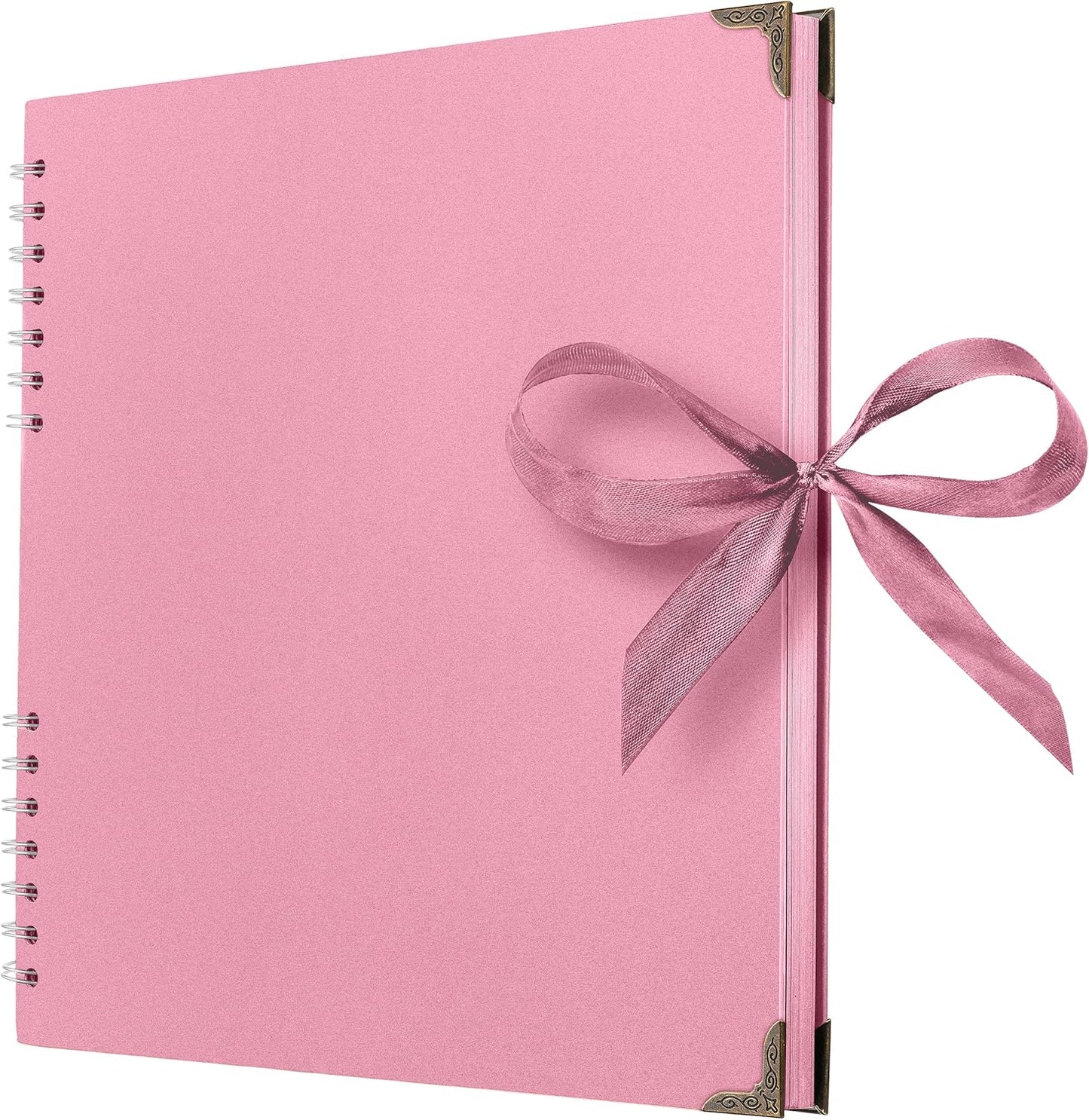Bstorify Scrapbook Album 60 Pages (8 x 8 Inch) Brown Thick 200gsm Kraft Paper, Photo Album Scrapbook, Memory Book - Ideal for Your Scrapbooking Albums Art & Craft Projects