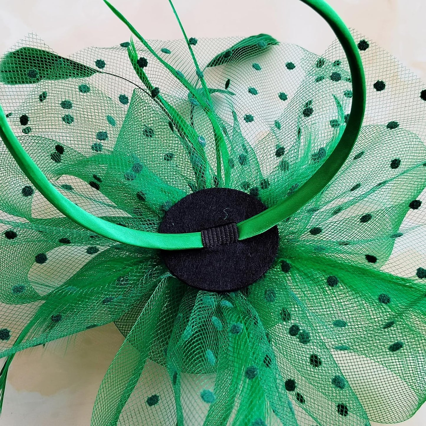 Fascinators Hat Women Tea Party Headband Flower Cocktail Mesh Feathers Hair Clip Kentucky Derby Hat Wedding