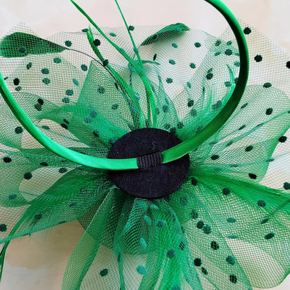 Fascinators Hat Women Tea Party Headband Flower Cocktail Mesh Feathers Hair Clip Kentucky Derby Hat Wedding