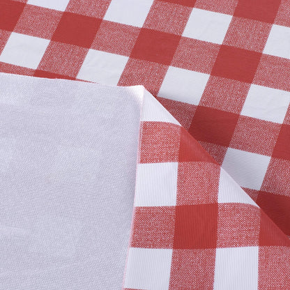 sancua Clear Plastic 100% Waterproof Tablecloth - 54 x 78 Inch - Vinyl PVC Rectangle Table Cloth Protector Oil Spill Proof Wipe Clean Table Cover for Dining Tables, Parties & Camping, Crystal Clear