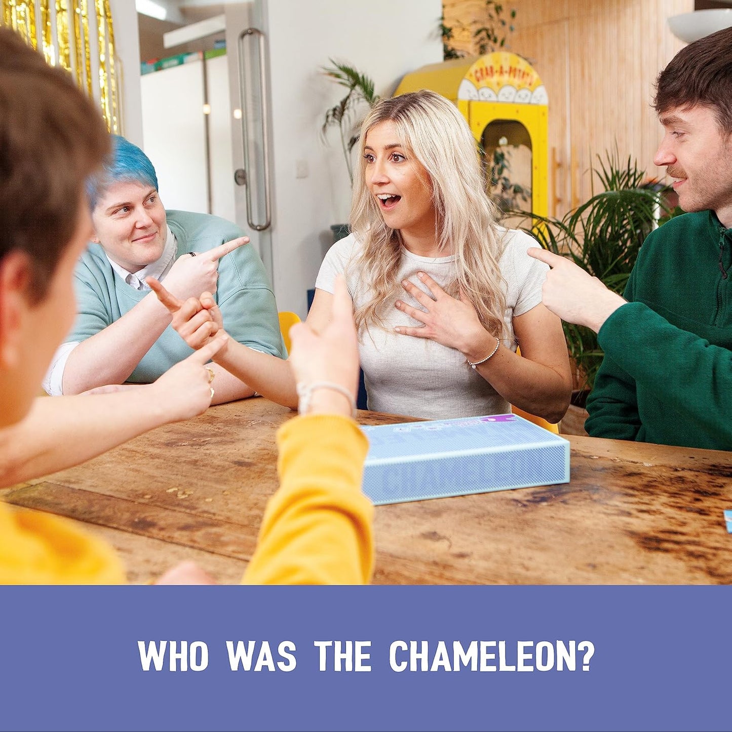 The Chameleon: Award-Winning Bluffing Board Game for Family, Adults & Friends | Includes 80 Extra Secret Words | Who is The Imposter?