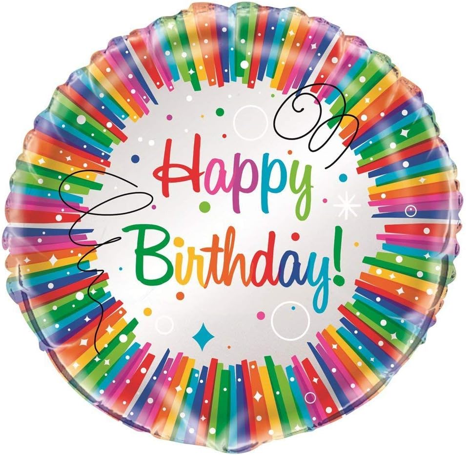 Multicolor Rainbow Ribbons Birthday Paper Party Hats (Pack Of 8) - Vibrant Paper Hats, Perfect For Kids & Adults - One Size Fits All