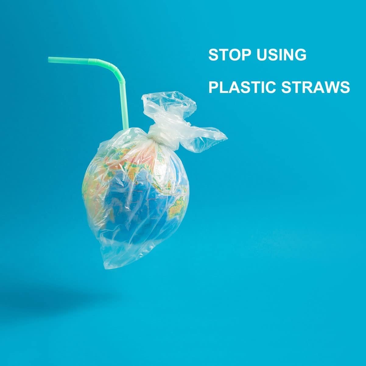 KTOB 200 Count Eco-friendly Bendable Compostable PLA Straws | 8.25" Plasticless Biodegradable Flexible Drinking Straws